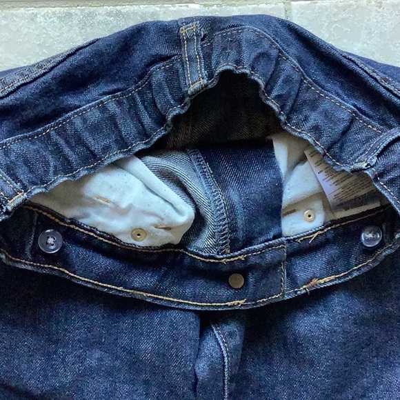 💕 Old Navy Straight Cut Jeans sz12 Adjustable Waist - Picture 5 of 11